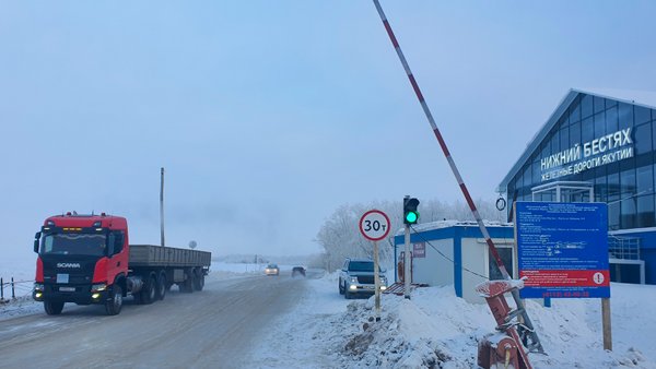 Увеличена грузоподъемность зимника Якутск - Нижний Бестях в Якутии до 30 тонн