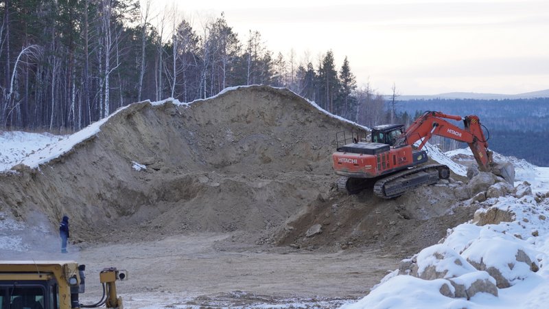 Зимой на строящемся обходе Мот и Чистых Ключей в Иркутской области продолжат земляные работы