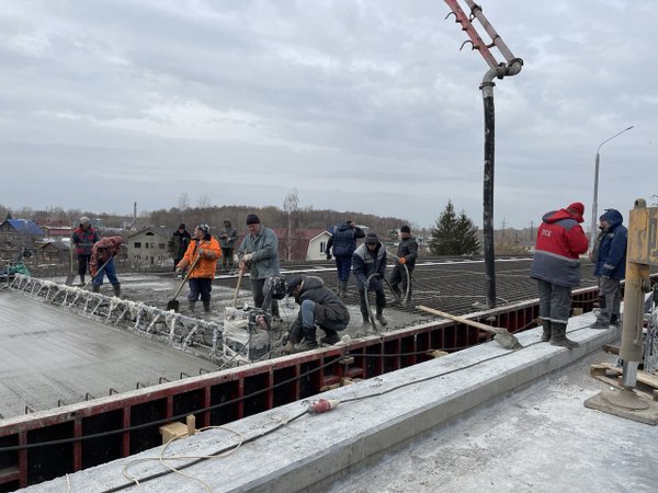 Строительная готовность развязки на улице Циолковского в Нижнем Новгороде достигла почти 90 %