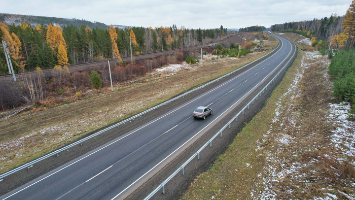 В этом году в Иркутской области привели к нормативу 80 км федеральных трасс