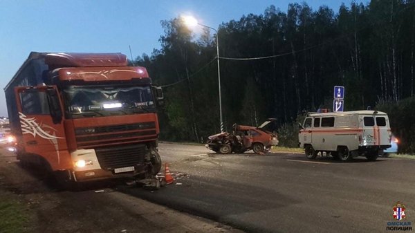 Водитель «Москвича» погиб в аварии с фурой на трассе Р-402 в Омской области
