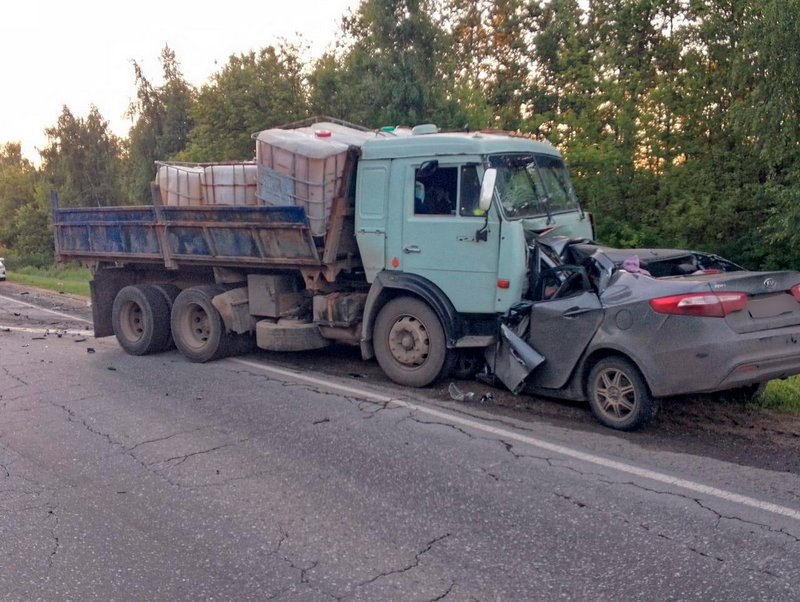 В ДТП с грузовиком и легковушкой в Липецкой области погибли три человека