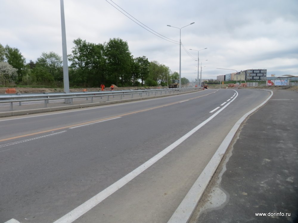 В Подмосковье построили съезд с Володарского шоссе на трассу А-105