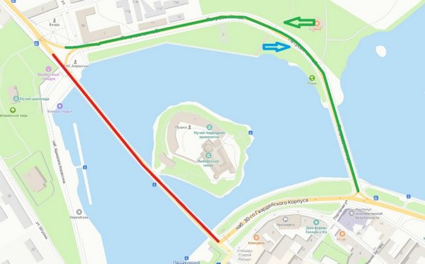 На участке трассы А-181 Скандинавия в Выборге изменят схему движения 29 мая