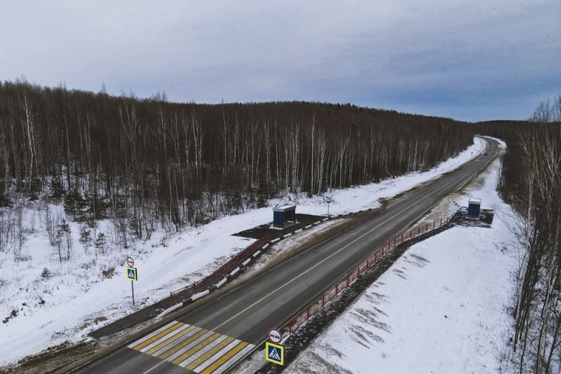 В Хабаровском крае отремонтировали 19 км трассы А-376 на подъезде к Комсомольску-на-Амуре