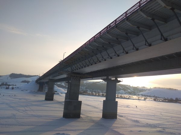 На 30 % усилен пролет моста через Свиягу на трассе М-7 Волга в Татарстане