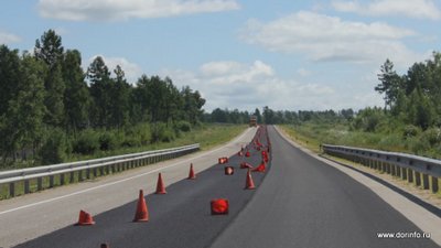 В Псковской области ремонтируют дорогу Неелово - Печоры