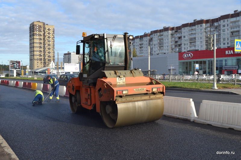 В Уфе продолжается строительство дорог к будущему Центру спортивной борьбы