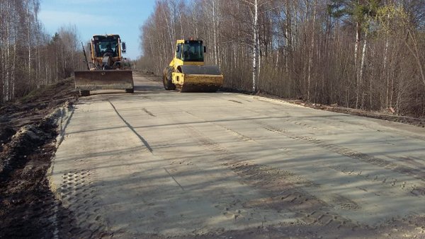 Задействованную при строительстве трассы М-12 дорогу начали восстанавливать в Порецком районе Чувашии
