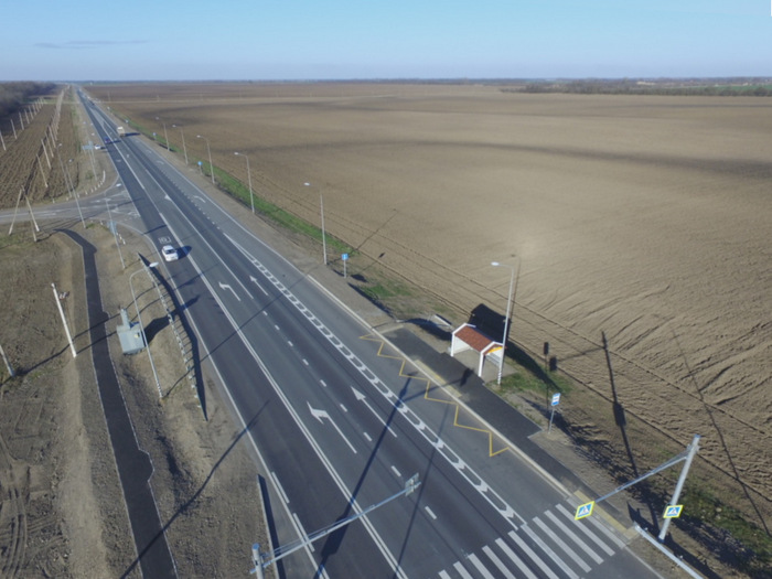 Трассу А-160 отремонтировали в Краснодарском крае на протяженности 10 км