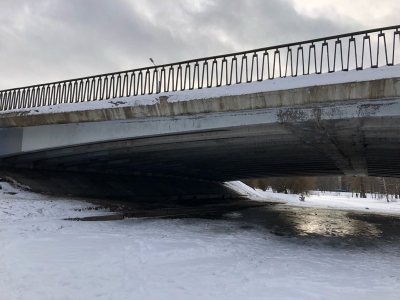 Реконструкция моста через Большую Печенегу в Мурманской области выполнена на 45 %