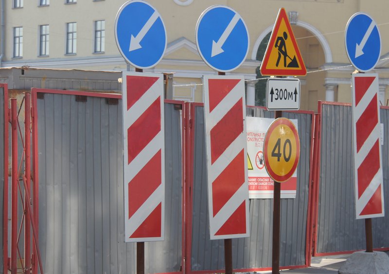 В начале декабря вводятся новые ограничения движения в Петербурге