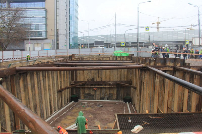 На Московско-Дунайской развязке в Петербурге началась строительство подземных переходов