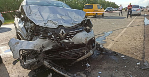 Четыре пассажира легковушки погибли в аварии на трассе А-151 в Чувашии