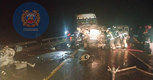 Четыре человека погибли в массовой аварии на трассе Р-241 в Татарстане