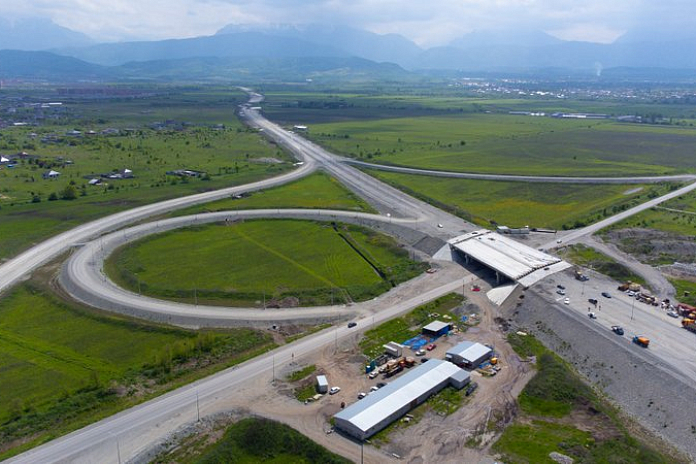 Строительство двух участков Обхода Владикавказа в Северной Осетии выполнено почти наполовину