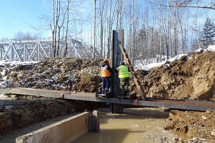Демонтаж моста через реку Подосиновка завершили в Бурятии на трассе Р-258 Байкал