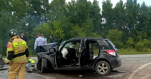 Семь человек погибли в лобовом ДТП в Новосибирской области