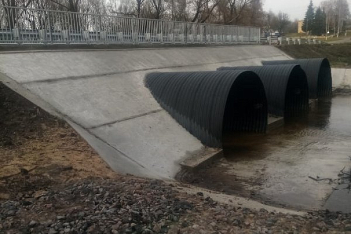 Мост через Поконку в Брянской области капитально отремонтировали