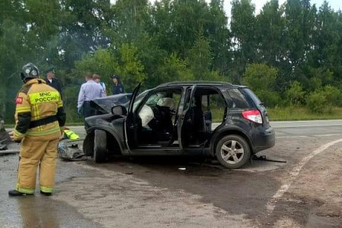 Семь человек погибли в лобовом ДТП в Новосибирской области