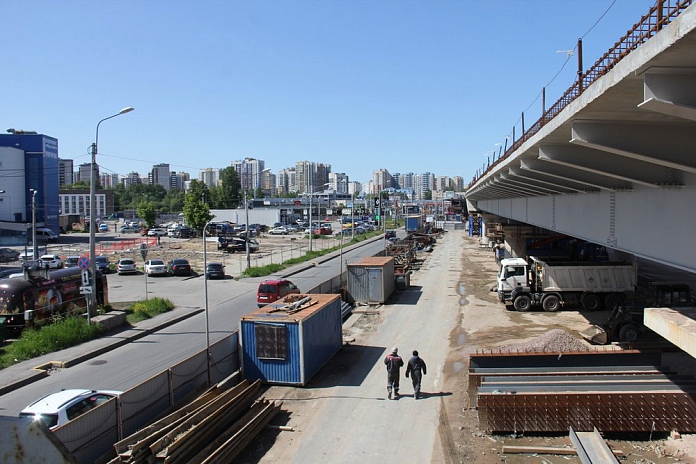 Ремонт южной части путепровода на улице Студенческой в Белгороде вышел на завершающий этап