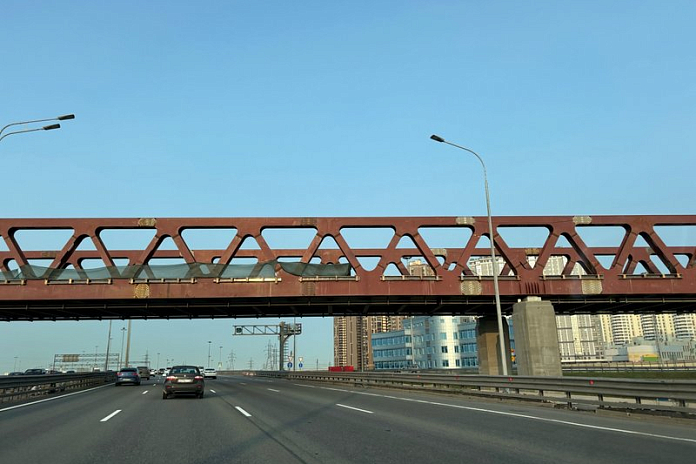 Через КАД Петербурга построят пешеходный переход в районе «Новой Охты»