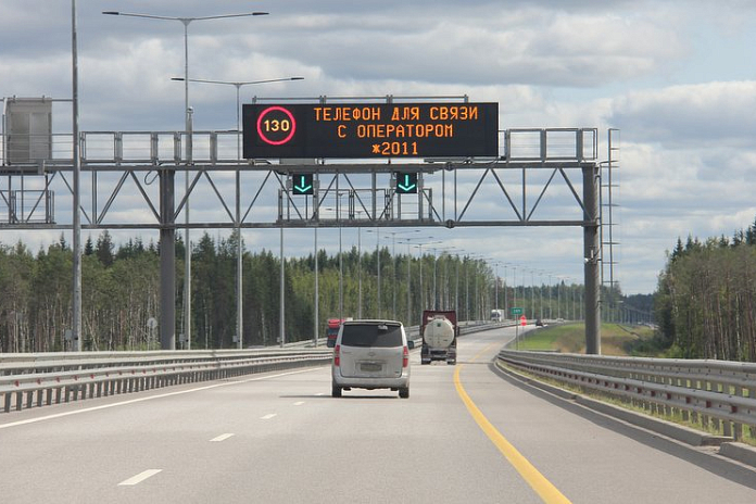 Летом почти на 600 км трасс Автодора действует скоростной режим 130 км/ч