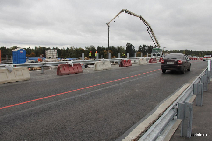 Участок дублера МКАД в Москве между Боровским и Киевским шоссе готовятся ввести в эксплуатацию