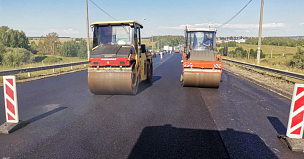 Ремонт дороги М-7 Волга в Нижегородской области выполнен на 70 %