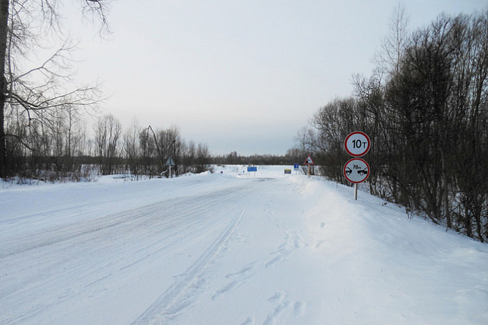 В Бирилюсском районе Красноярского края открыли первые ледовые переправы
