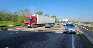 Водитель грузовика погиб в аварии с фурой на трассе Р-217 Кавказ на Ставрополье