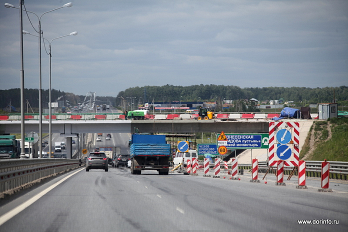 На двух южных участках МСД в Москве построили 16 км дорог