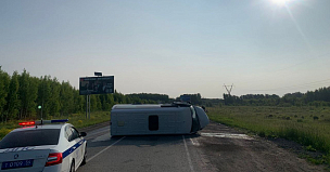 В ДТП с иномаркой и микроавтобусом под Новосибирском погиб человек