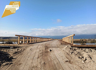 На 90 % выполнен капремонт моста через реку Аргада в Бурятии