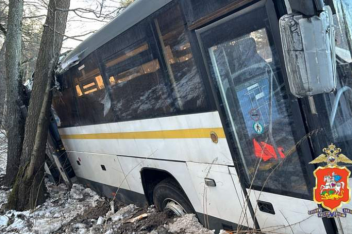 Пять пассажиров автобуса пострадали в ДТП в Подмосковье