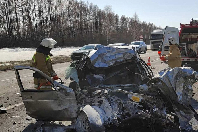 Двое взрослых и двое детей погибли в тройном ДТП на трассе М-5 Урал в Самарской области