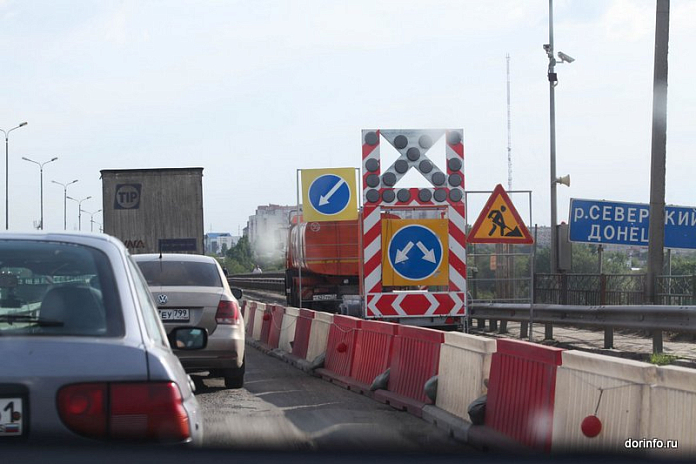 Реконструкция моста через Северский Донец на трассе М-4 Дон в Ростовской области опережает график