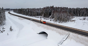 Более 170 км федеральных трасс обновили в Карелии и Мурманской области в 2023 году