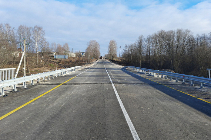 В Нижегородской области построили мост через реку Санахта