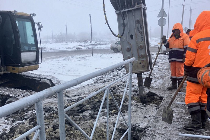 На участке капремонта трассы А-151 в Ульяновской области приступили к работам по обустройству