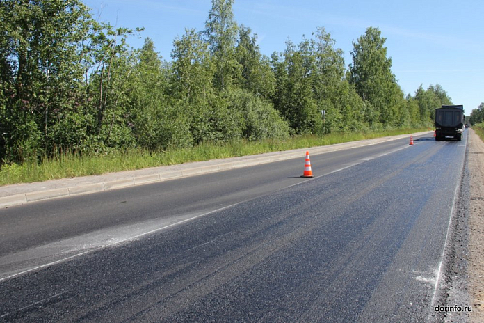 В Ленобласти начали ремонтировать дорогу от Любани в сторону Коркино