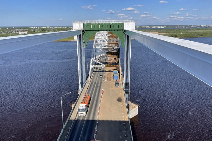 Капремонт Краснофлотского моста в Архангельске выполнен на 78 %