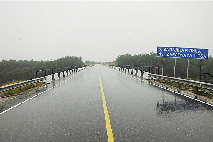 На трассе Р-21 Кола в Мурманской области начался ремонт моста через реку Западная Лица