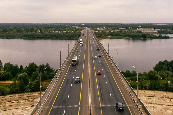 Началась подготовка к ремонту моста через Оку на трассе М-7 Волга в Нижегородской области