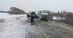 На трассе Р-255 Сибирь в Кузбассе произошла смертельная авария