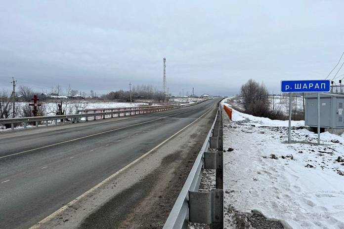 Мост через реку Шарап в Новосибирской области ввели в эксплуатацию