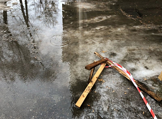 Из-за паводка в Подмосковье ограничено движение по мостам в Озёрах и Луховицах