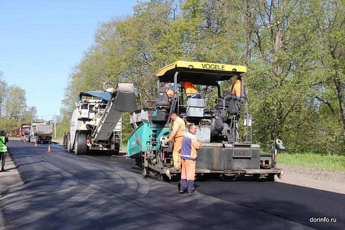 Завершается ремонт дороги Киров – граница Удмуртии в Кировской области