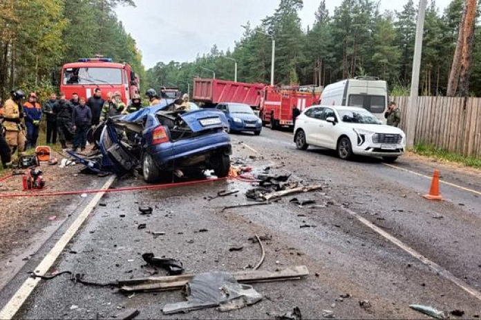 Обгон по обочине закончился смертельным ДТП в Ленобласти