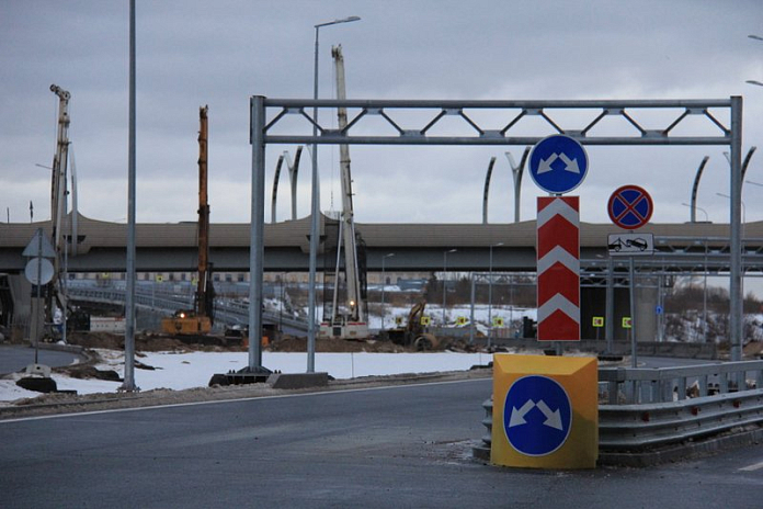 На Витебской развязке в Петербурге реализована безбарьерная система оплаты проезда
